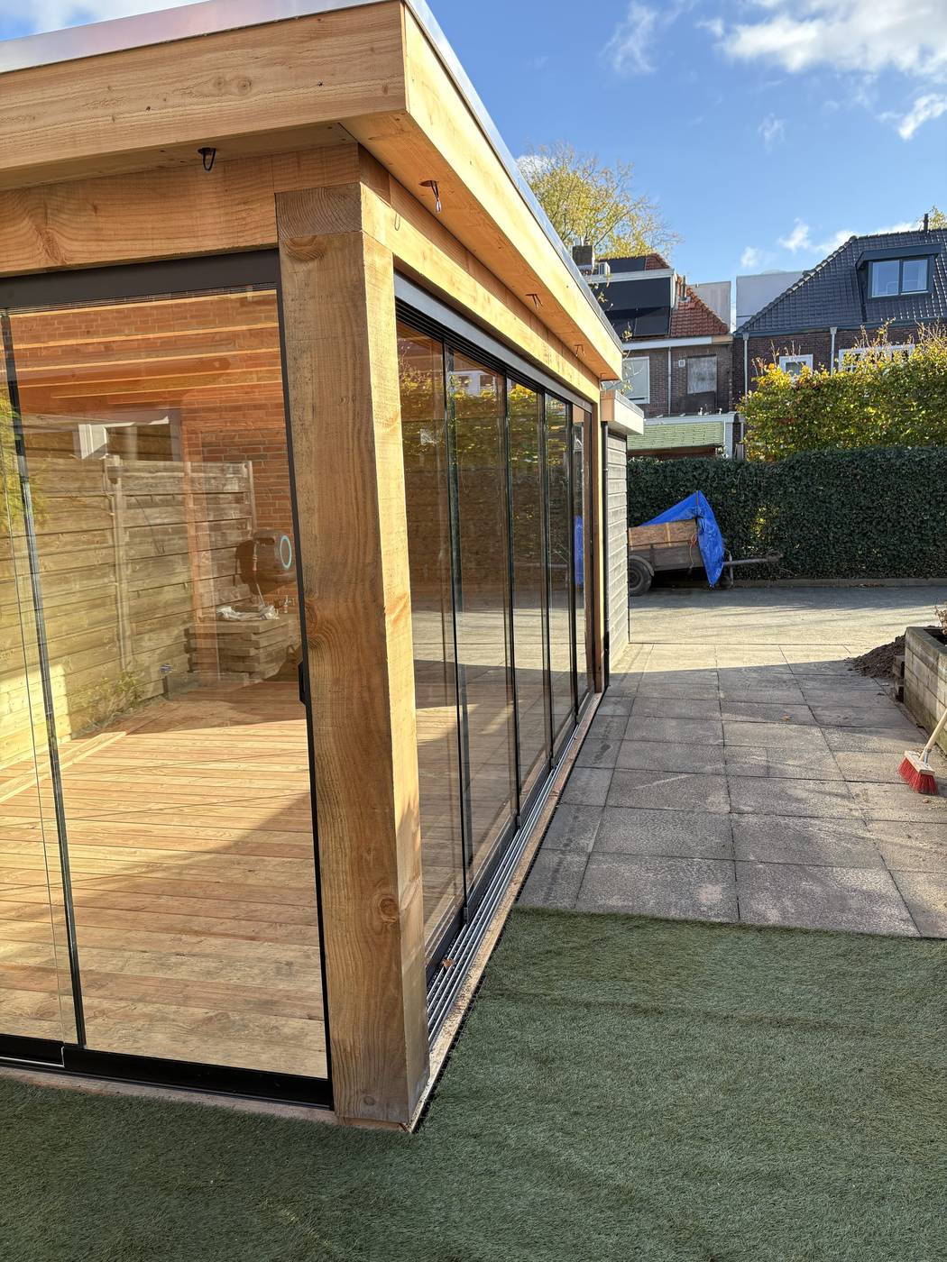 Vrijstaande buitenkamer met schuur geïntegreerd - foto 4